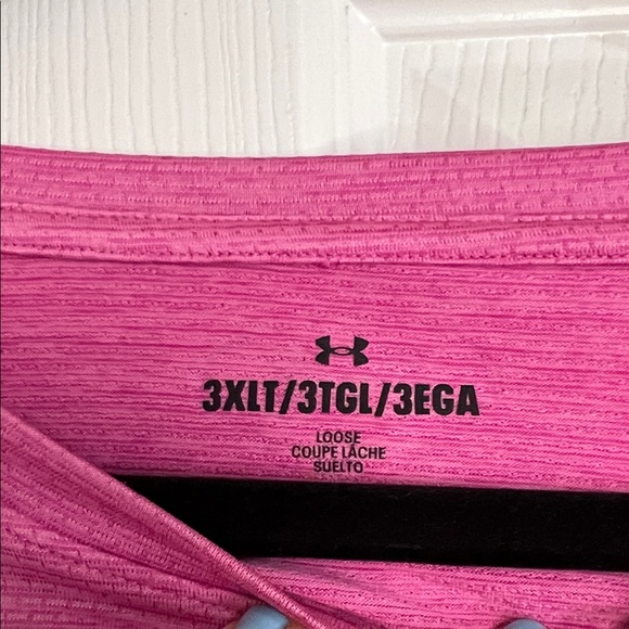 Under Armour Men's Short Sleeve Tee in Vibrant Pink - Picture 2 of 5